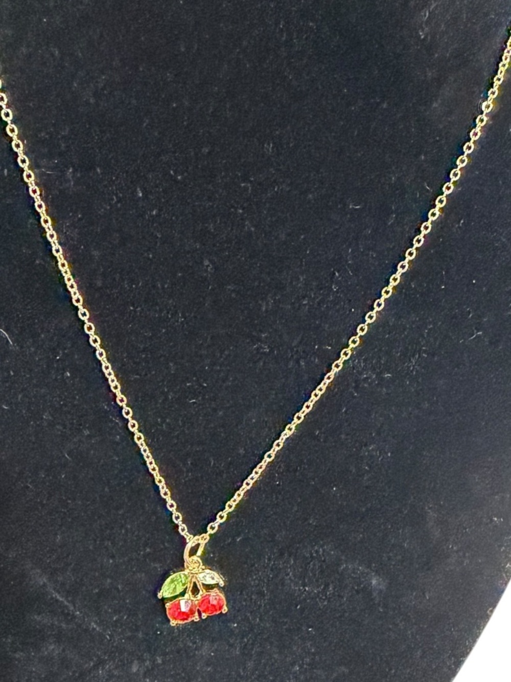 CHERRY PENDANT NECKLACE